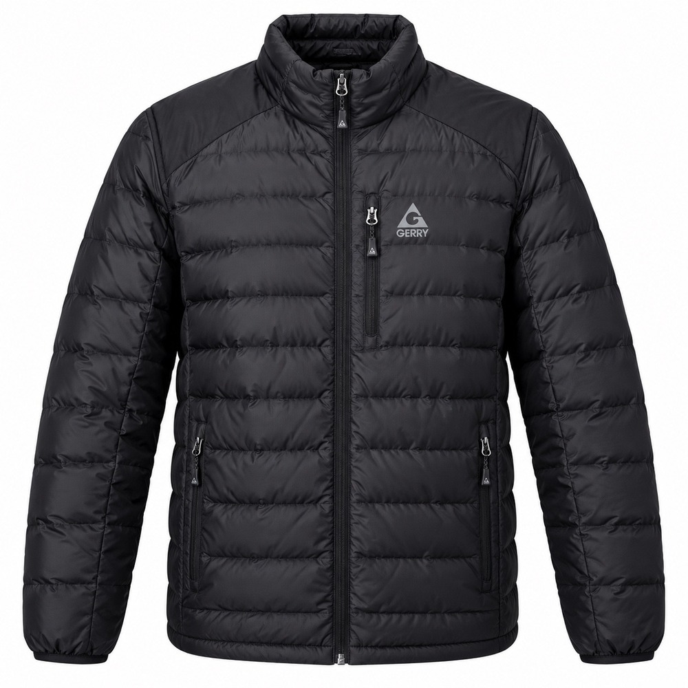 Gerry Men's XXL Black Puffer Jacket Insulated Full Zip Cold Weather Coat